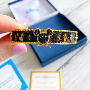 Bradford Exchange "Ultimate Disney Bracelet" With Character Art And Crystals
